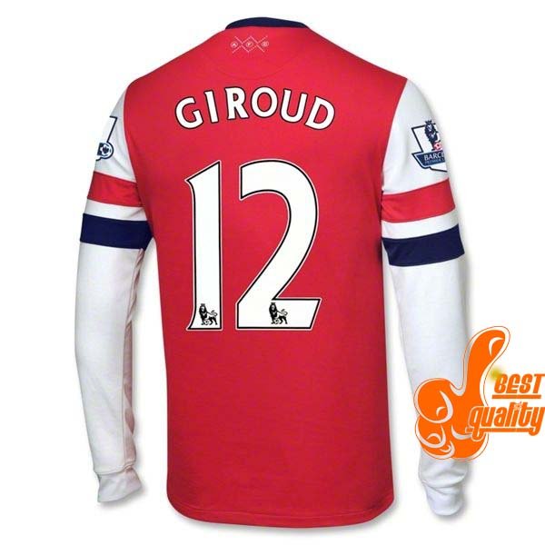 wholesale ! Top Thailand quality LEP 2012/13 Arsenal shirt Jersey soccer Long sleeve home KID Blue Free shipping Giroud 12(China (Mainland))