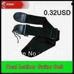 leather head shoulder colorful blank belt guitar strap(China (Mainland))