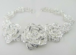 GY-PB381 Free Shipping Wholesale 925 silver Fashion Jewelry Bracelets, 925 Silver Bracelets eisa mzza vria(China (Mainland))