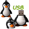 cute penguin  2gb 4gb 8gb 16gb 32gb usb flash memory stick pen drive thumbdrive Udisk  free shipping 10pcs/lot