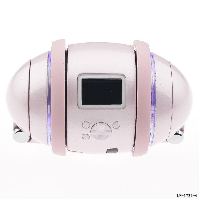 Music life.iCUBOT Bluetooth DIY Programmable MP3 Dancing Robot Speaker w/ 1.0" LCD, LED Light - White (4GB)(China (Mainland))