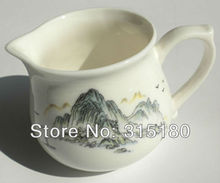 Promotion Ceramic Kungfu Tea Set White Porcelain Tureen Suit With 8 Cups Wholesale and Retail Free