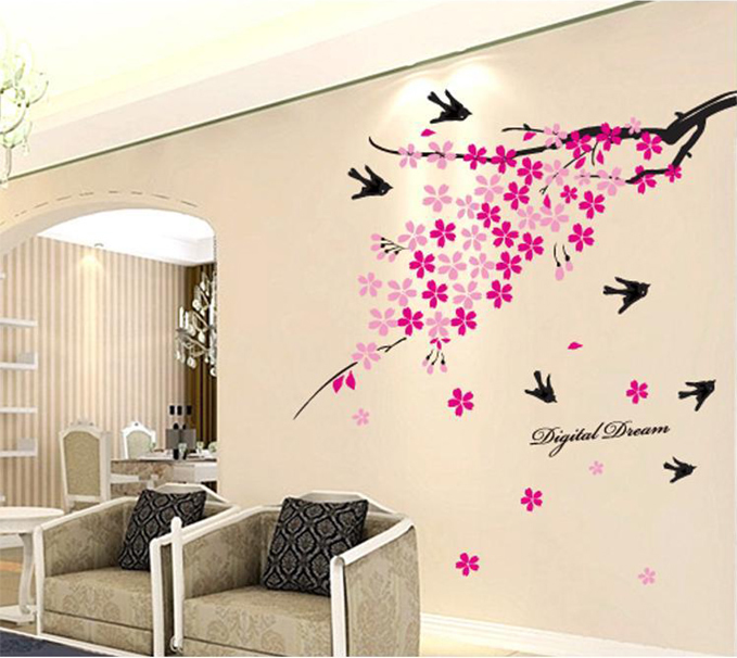 Cherry Blossom Tree Decal Art