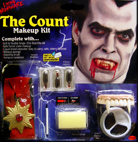 Goths cosmetic set halloween party PIRATE'S CURSE MAKEUP KIT FREE SHIPPING WHOLESALE(China (Mainland))