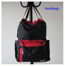 popular casual bag Size 46 x 36 x 12cm polyester 2 different colors strap promation for
