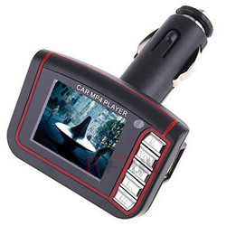 New 1.8" LCD Car MP3 MP4 Player Wireless FM Transmitter With SD MMC Card Slot + Remote, Free & Drop Shippinig(China (Mainland))