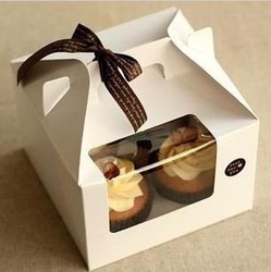Free Shipping,19x19x10cm cupcake box,bakery package,20pcs/lot,good quality food pcking(China (Mainland))