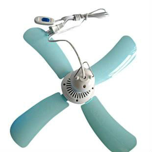 Mini-ceiling-fan-for-mosquito-net-Gentle-wind-Quiet-5-blades-and-4 ...