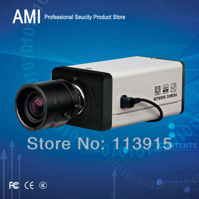 Free shipment Full function 1080P indoor IP 2.0MP Mega Pixels Network IP Camera box type Support RTSP VLC ONVIF professional IPC(China (Mainland))