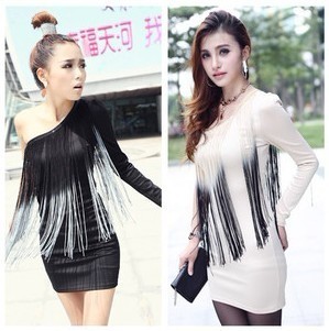  Shoulder Long Sleeve Dress on Free Shipping  Hot New Women Sexy Black Summer Dress Fashion Slim