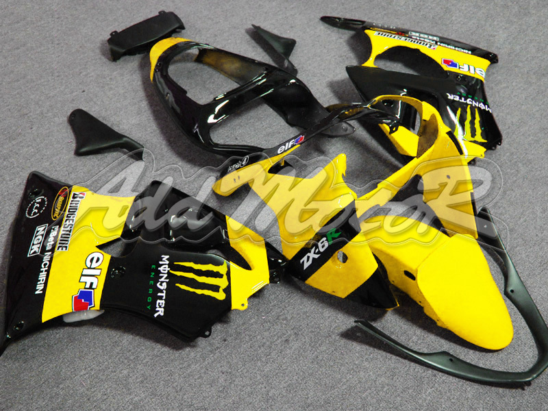 2001 Zx6r Yellow submited images.