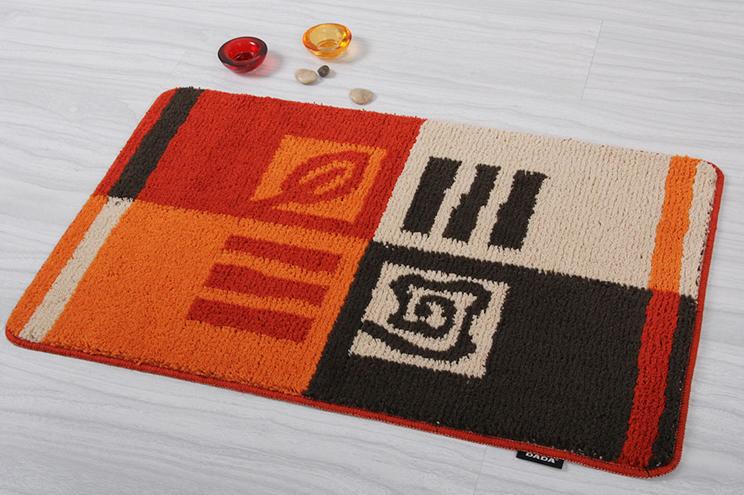 Free Shipping Popular Rectangle Porch Door Mat Bath Rug DA6648A-1 Wholesale and Retail(China (Mainland))