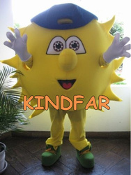 SUNNY Sun MASCOT COSTUME GREAT FOR SUMMER EVENTS Fancy Dress Cartoon Character Outfit Suit Free Ship(China (Mainland))