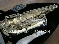 Wholesale -Newest Senior Professional Sliver Alto Saxophone CTE Brand BEST
