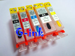 PGI-520 Refillable ink cartridge For Canon iP 3600 ip4600 ip4700 MP540 MP550 MP560 MP620 MP630 MP640 MP980 MP990 MX860 MX870 INK(China (Mainland))