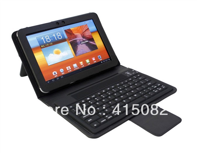 Bluetooth Keyboard Case for Galaxy Tab P7300 P7310,Litchi Pattern Case with Keyboard for 8.9 Inch Tablets-Free Shipping(China (Mainland))