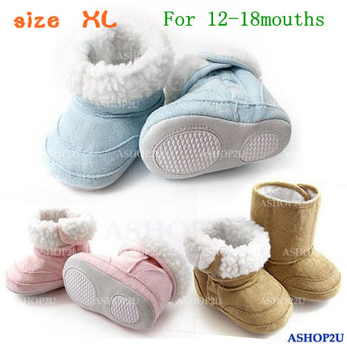 18 old 18 for Size 12 XL  Girl Boys Winter boy month Months slippers Boots Length.jpg Shoes Warm Snow