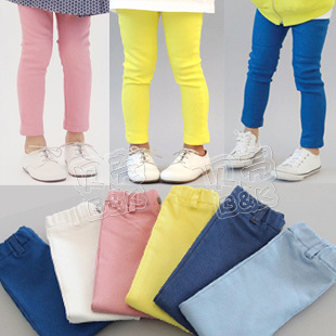 Брюки для девочек Autumn candy all-match girls clothing baby trousers elast