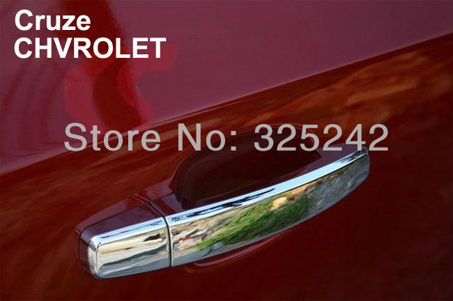 New Chrome Door Handle Covers, car sticker for CHVROLET Cruze, Protect your car door handles and Let your car become brilliant !(China (Mainland))