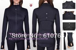 Free Shipping,2013 New Lulu Define Jacket for women-black, Cheap lemon style, very good quality, Size 4-12.(China (Mainland))