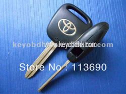 Toyota remote key shell with 1 hole on side&toyota 1 buttons remote key shell&blank key&car key shell(China (Mainland))