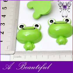 20PC/Lot Flat Back Cabochon Resin Lovely 3D Frog DIY Accessories Of Phone Decoration Free Shipping#RDC043(China (Mainland))