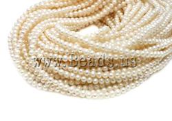 Free Shipping!! 15.5-In Fashion White Natural Round Cultured Freshwater Pearl Beads AA grade 6mm Jewelry Accessories Wholesale(China (Mainland))
