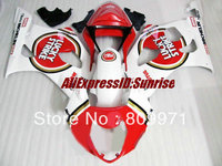 S704 LUCKY STRIKE Red white full Fairing for SUZUKI GSXR1000 2003 2004 GSX-R1000 03 04 GSXR1000 K3 03 04 2003 2003