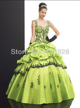Newest Fashion Beading Taffeta Quinceanera Dresses Free Shipping