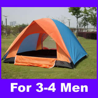 large canvas camping tents on ... Camping Tents Big Outdoor Tents Set Two-door Lovers Tents For Camping