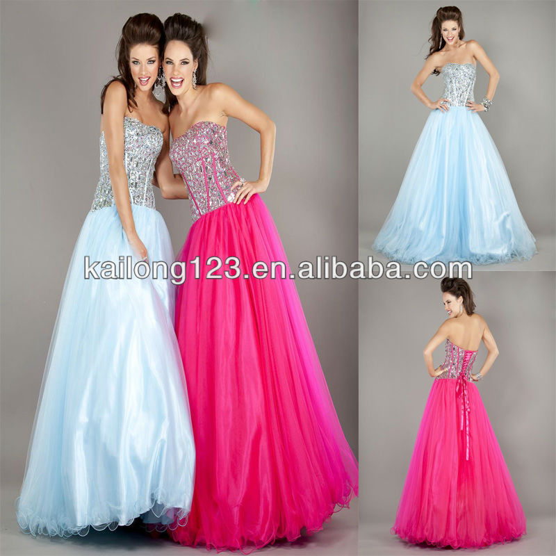 Blue Lace Mermaid Prom Dress