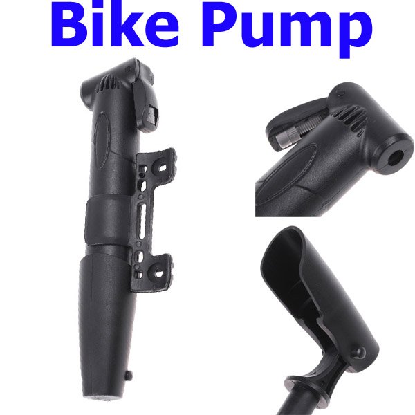 Top sale Mini Portable Bicycle Bike Air Pump Tyre Tire Ball Black, Free Shipping Wholesale(China (Mainland))