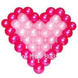 Heart Mesh Balloon Style 60cm 38pcs Latex Balloons Love Heart Shape, Wedding,Annversary Party Accessary-Free Shipping(China (Mainland))
