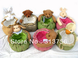 ANIMAL STRAW BASKET WHOLESALE EASTER BUNNY BASKET WHOLESALE(China (Mainland))