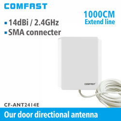 COMFAST CF-ANT2414E 14dBi wireless outdoor antenna high power wifi antenna high gain wifi antenna(China (Mainland))