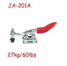 Stainless Steel Hand Tool Fixed Bar Flange Base Horizontal Toggle Clamp 201A 27Kg 60 Lbs