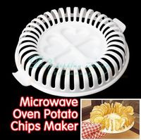 New Portable cooking cook DIY Healthy Microwave Oven Fat Free Potato Chips Maker Home