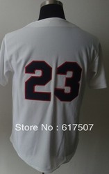 Free Shipping Chicago #23 Mark Teahen Men's Baseball Jersey,Embroidery and Sewing logos,Size M--3XL(China (Mainland))