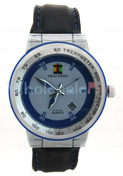 SHAO PENG Quartz Date Stainless Steel 1ATM Water Resistant Blue White Dial Black Bracelet Watch Man(China (Mainland))