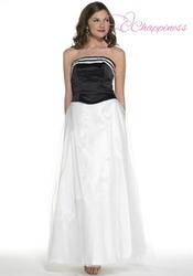 Free Shipping Strapless Prom Dress. Ball Gown. Satin Evening Dresses Ebay Ballroom Dress(China (Mainland))