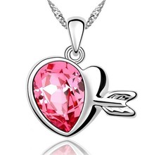 Wholesale  K142 Cupid Heart – crystal  Necklace