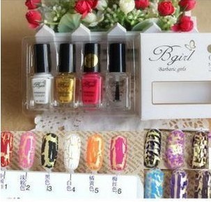New 20 Colors Crack nail polish Crackle/fissure/flaw/Shatter Free Shipping Dropshipping(China (Mainland))