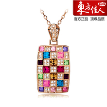 Lanyards necklace long female long design rose gold short design chain marriage accessories