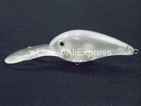 Fishing Lure Blank Crankbait Unpainted Hard Bait Fresh Water Shallow Water Bass Walleye Lure Bodies Fishing