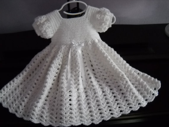 Vestido de bautizo para bebé a crochet - Imagui Vestido de bautizo para bebé a crochet - Imagui