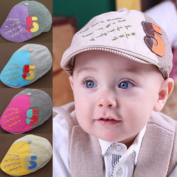 Hot Sale! 2013 New Arrival Spring baby 100% cotton hat child sun hat baby baseball cap pocket hat for 6-20 months 5 colors(China (Mainland))
