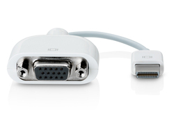 Micro DVI to VGA RGB video adapter cable Apple MB203G/A MAC Air(China (Mainland))