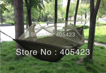 Outdoor hammock, Army Outdoor Camping Hammock Tent + Bed + Mosquito 