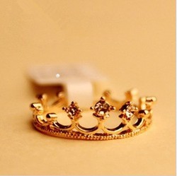 At Least $8 (can mix order) At Least $8 Factory Wholesale Price Elegant Crown Finger Ring free shipping 5251(China (Mainland))
