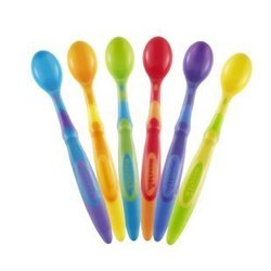 Munchkin baby multicolour poleaxe soft head spoon bpa(China (Mainland))